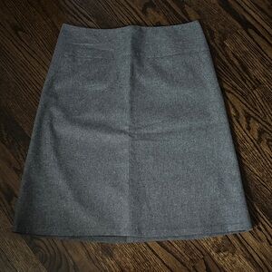 Classic Gray Women's A-Line Skirt by Banana Republic